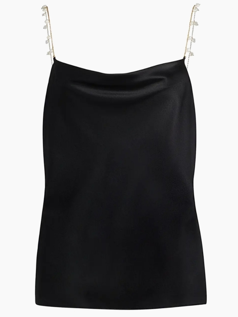 $220 CAMI NYC Busy Cowlneck Silk-Blend Cami Top XS